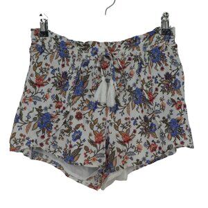 American Eagle Floral Bohemian Crinkle Pull On Shorts Womens Medium